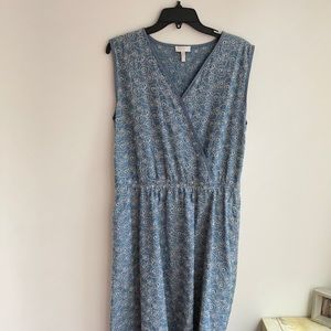 ESCADA Sport Blue Eyelet Dress Size Medium 40
